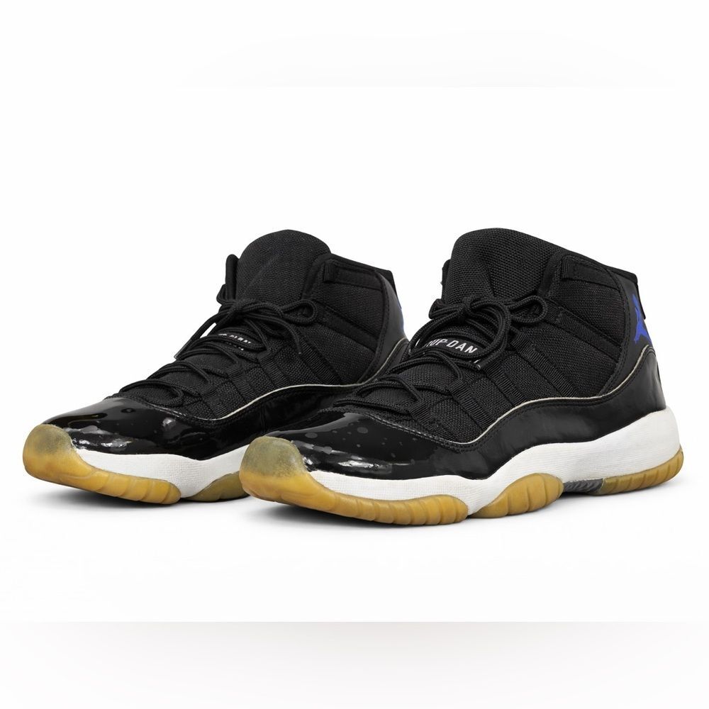 Air Jordan 11 Space Jam (45) 2016 Size 7Y Black Concord OG GS Women 8.5